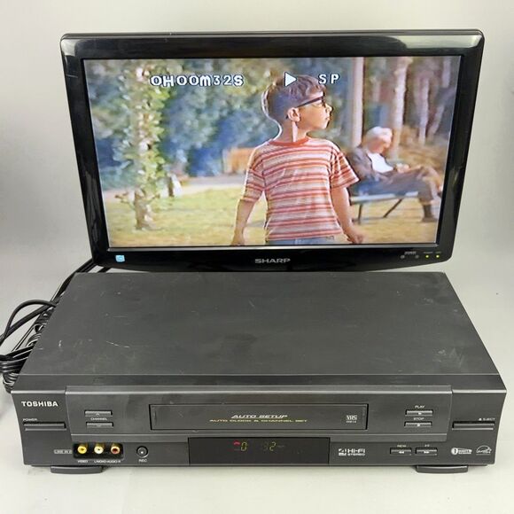 Toshiba Other - Toshiba W-614 VHS 4 Head VCR Video Cassette Recorder Player No Remote - TESTED